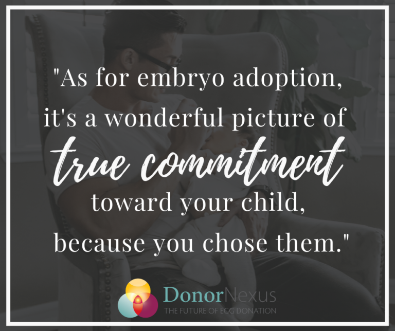 How does embryo adoption work? How much does embryo adoption cost compared to donation? Learn more!